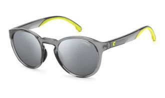 Carrera Silver Round Mens Sunglasses CARRERA 8056/S 0KB7/T4 51
