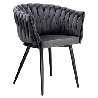OEM Silla De Terciopelo Tejido Cofton Black Velvet Color Grafito