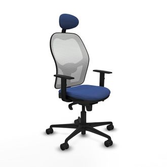 Piqueras y Crespo Silla De Oficina Con Cabecero Jorquera Piqueras Y Crespo 1d036n1 Azul Marino