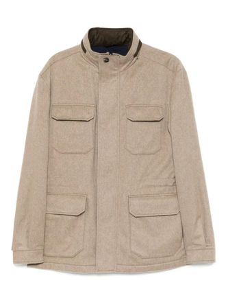 N.Peal Vale jacket - men - Cashmere - S - Neutrals
