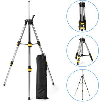OEM Tr&iacute;pode Para Nivel L&aacute;ser - Tr&iacute;pode Telesc&oacute;pico - Tr&iacute;pode Con Varilla De Extensi&oacute;n De Acero Inoxidable De 1,2 M, Soporte Para Nivel L&aacute;ser Con Nivel De 
