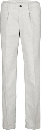 Profuomo Katoenen Flanellen Chino - Heren - Chinos - Grijs - L - Katoen - Broeken