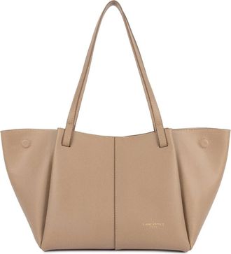 Lancaster Shoulder Tote M Sierra Haus - Dames - Shoppers - Beige - ONE Size - Leer - Tassen
