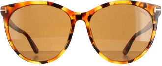 Tom Ford Round Womens Havana Blonde Brown Maxim FT0787 - One Size