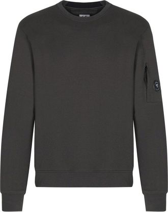 C.P. Company DIAGONAL RAISED LENS SWEATSHIRT Size: XL, colour: CHARCOAL