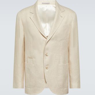 Brunello Cucinelli Linen, wool, and silk jacket