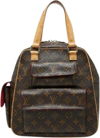Louis Vuitton Pre-owned Handbags, female, Brown, Size: ONE SIZE Pre-owned Monogram Excentri Cite Handbag