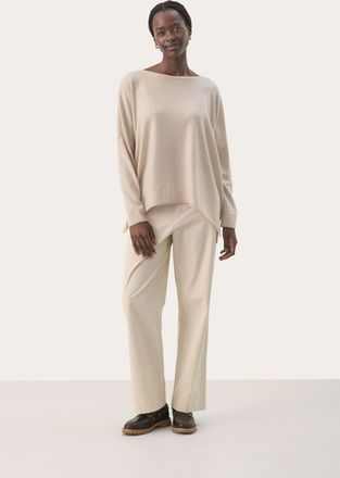 Part Two Pullover Loose fit beige