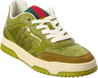 Gucci Re-Web Gg Canvas & Leather Sneaker
