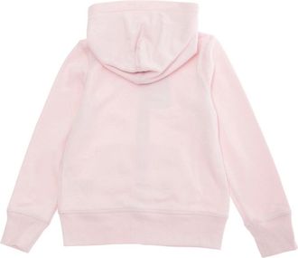 Polo Ralph Lauren Girls Pink Sweatshirt With Fixed Hood And Zip Closure Cotton Hoods & Sweatshirts