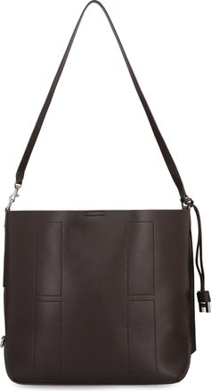 Hogan Womens Hobo Bag Hocket Media Brown Leather Handbags Hand