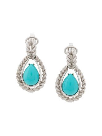 Susan Caplan Vintage 70s oorbellen - Zilver