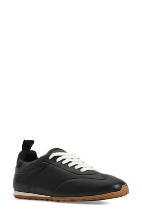 Aquatalia Oasis Weatherproof Sneaker in Black Leather at Nordstrom, Size 8.5