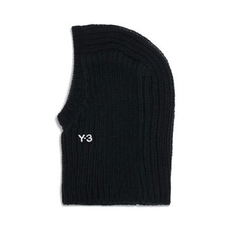 Yohji Yamamoto Accessoires, Heren, Zwart, ONE Size, Wol, Black Wool Beanie