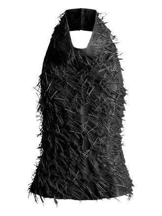 16Arlington Osma sequinned top - women - Polyester - 10 - Black