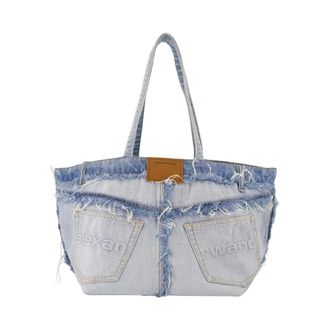 Alexander Wang unisex, Tassen, Blauw, Maat: ONE Size Katoen