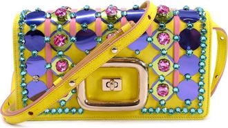 Roger Vivier Yellow Viv Choc Disco Mini Bag