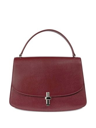 The Row mini top handle lock satchel - Red