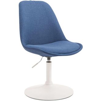 Clp Silla De Comedor Maverick En Tela Azul Blanco