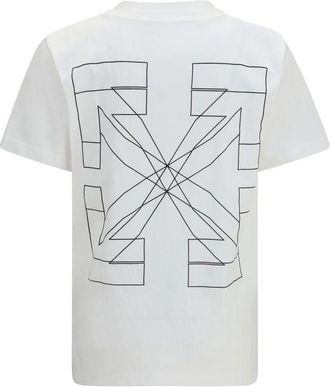 Off-white Mens White Cotton T-Shirt