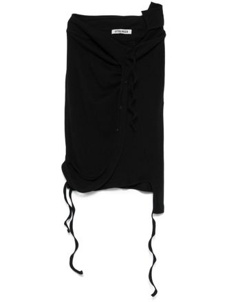 Ottolinger Womens Ribbed Mini Skirt