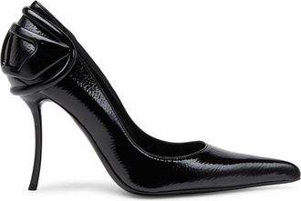 Diesel 90mm D-Ten&Half P pumps - women - Calf Leather/Calf Leather/Polyester - 39 - Black