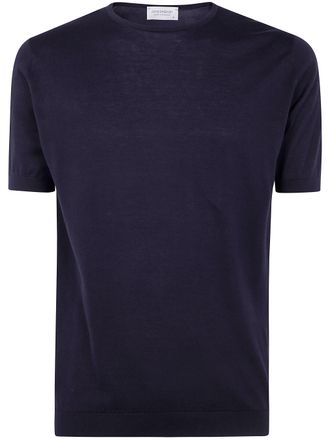 JOHN SMEDLEY｜SHORT-SLEEVED ROUND NECK T-SHIRTS (Belden Belden John Smedley Sea Island Cotton T-Shirt | John Smedley