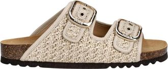 Scholl Noelle Slipper - Dames - Sandalen - Beige - 38 EU - Leer - Schoenen