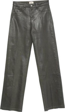 L'agence Coated Straight-leg Trousers
