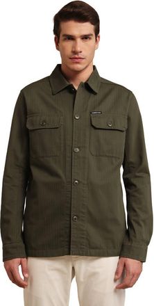 Members Only Mens Shirt Jacket in Olive at Nordstrom, Size Xx-Large