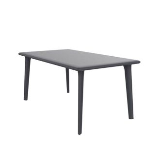 Resol Mesa rectangular 160x90 dessa pl&aacute;stico gris