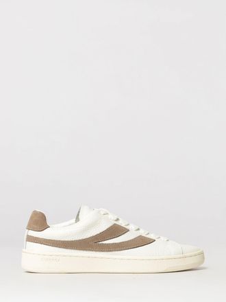 Superga 1960 Capri Low Top Leather and Suede Trainers with Embossed Logo