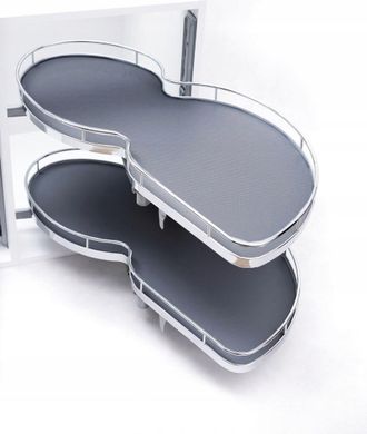 OEM Magic Corner Cargo Basket Right Corner Kidney Bag Antracite Chrome 1200 Mm