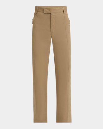 Dolce & Gabbana Mens Cotton Side-Adjuster Pants