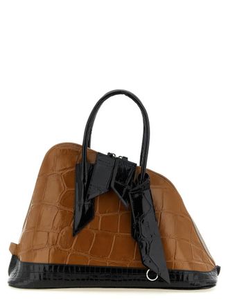 The Attico Brown Santa Ambroeus Large Satchel