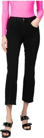 Liu Jo Fly Cropped Jeans - Dames - Cropped Jeans - Zwart - W28 - Katoen - Jeans