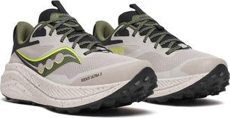 Saucony Mens Xodus Ultra Three Sneaker In Dove/olivine