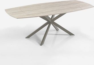 Oresteluchetta Tavolo Allungabile In Ceramica E Acciaio 140/200x90 Tuam