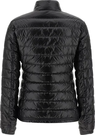 Moncler Womens Black Polyamide Full-Length Jacket Clothing