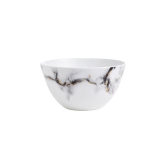 Prouna Marble Venice Fog Cereal / All Purpose Bowl in White at Nordstrom
