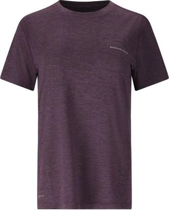 ENDURANCE Alvaly Melange S/S Tee Funktionsshirt f&uuml;r Damen | lila