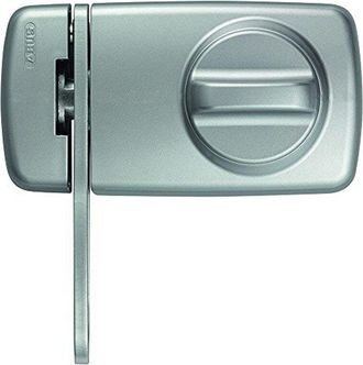 ABUS 532993 7030 s - Chiavistello per porta, con limitatore di apertura, colore: Argento