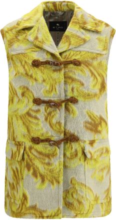 Etro Jacquard Wool-blend Vest