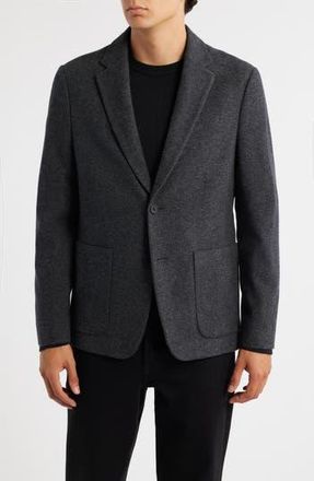 Theory Clinton Textured Knit Twill Sport Coat in Baltic Multi at Nordstrom Rack, Size 46