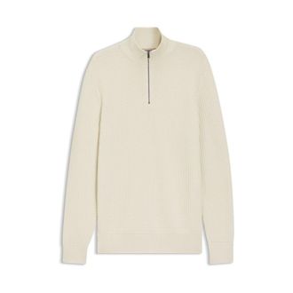 BOSS Quarter-zip sweater in cotton