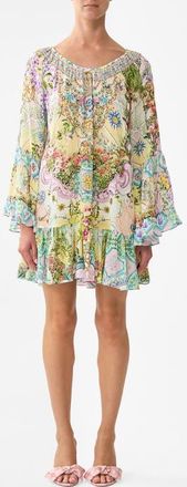 Camilla A Line Frill Dress Just Coasting at Nordstrom, Size 3X-Large Au