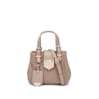 Carvela Womens Maria Micro Weave Bag - Taupe - One Size