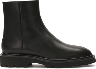 Kazar Schoenen, Dames, Zwart, 41 EU, Leer, Platte laarzen van natuurlijk leer