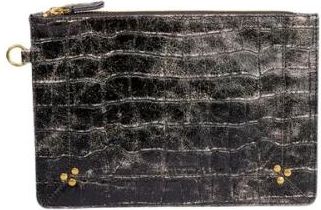 Jerome Dreyfuss Popoche M - Dames - Clutches - Zwart - ONE Size - Katoen - Tassen