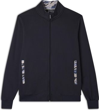 Freddy Felpa Uomo Zip e Collo Alto con Dettagli Camouflage